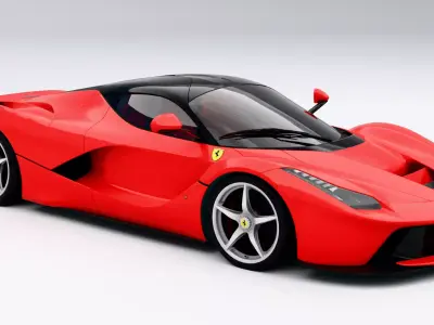Ferrari LaFerrari Low-poly 3D model
