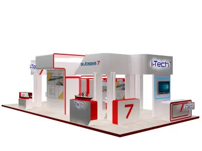 Booth Exhibition Stand a318 3D model