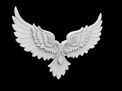 Eagle Wing 3D Print Model 3D print model