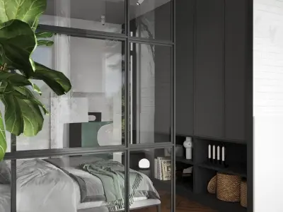 Modern residential interior 02 3D model
