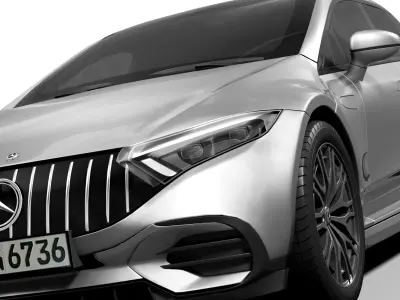 Mercedes Benz EQE 53 AMG 3D model