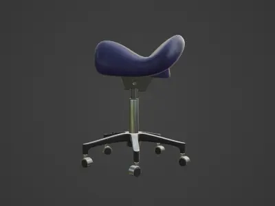 Saddle chair 3D model