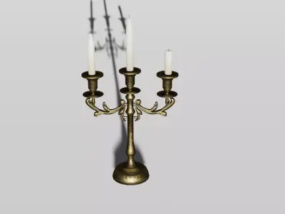 Candle Stick Free 3D model