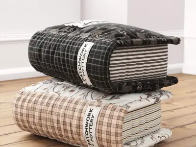 book pillow 3D model