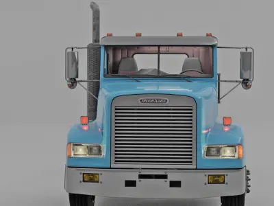 Freightliner FLD Semi Truck 3D model