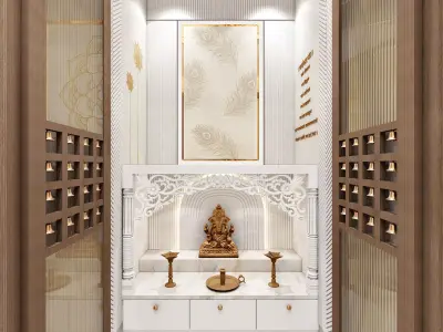 Temple 10 Low-poly 3D model