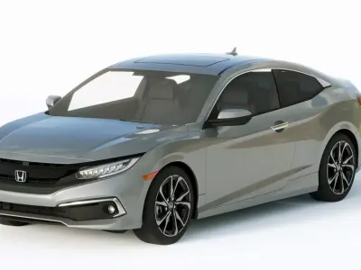 Honda Civic Coupe 2019 3D model