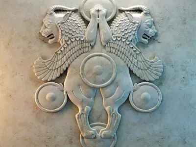 3D model Griffin Achaemenid 3D model