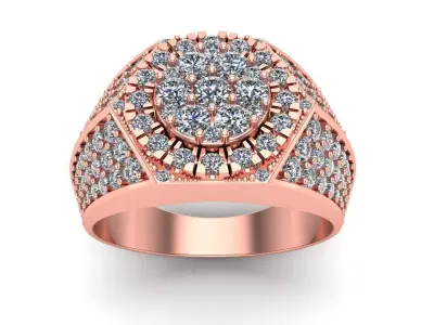 Diamond Ring - 230502 3D print model