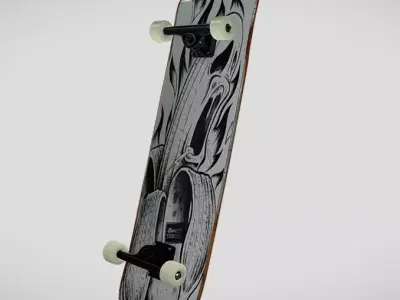 Skateboard 8 5 Low-poly 3D model