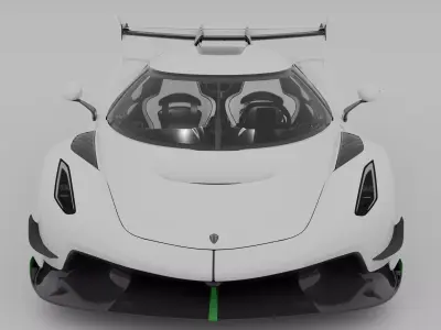 Koenigsegg Jesko Attack 3D model