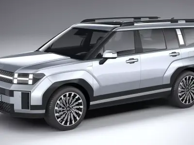 Hyundai Santa Fe 2024 3D model