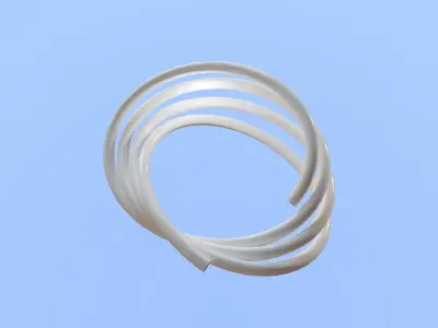 Twisted Wired 3d model Free 3D model