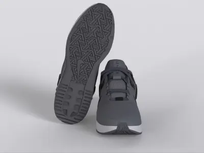 Men Air Max Alpha 4 Training Shoes Low-poly 3D model