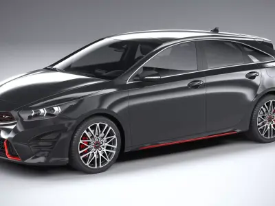 Kia ProCeed GT 2022 3D model