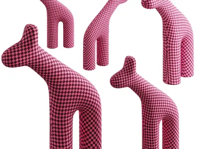 099 Plust RAFFA Polyethylene sculptures 3D model