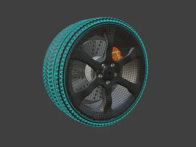 Tire Rim 3D model