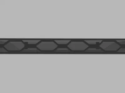 Highly Detailed 3D Air Intake for Automotive Design 3D print model