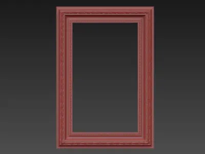 Carved frame  3D model