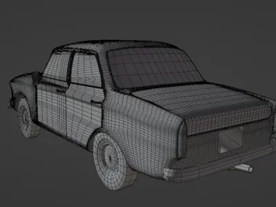Moskvich 3D model