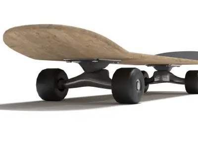 Skateboard 3D model get
