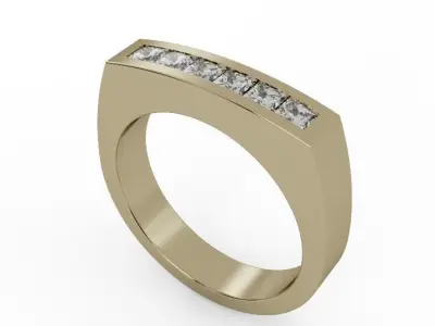 Wedding band 1 3D print model