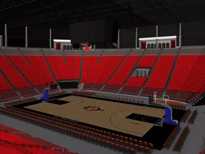 Viejas Arena  3D model