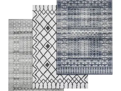 Rug Set 1266 3D model