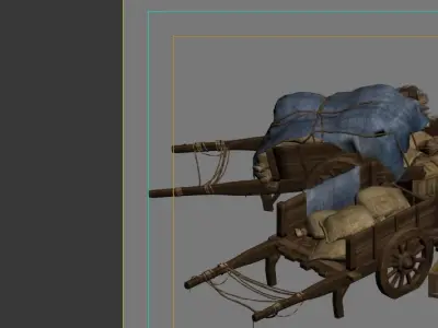 Game Barracks - Food Truck 3D model