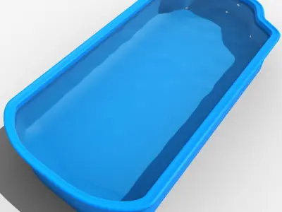 Bajkal swimming pool 3D model