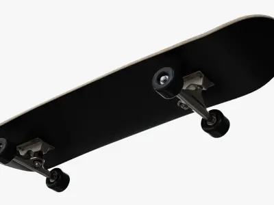 Skateboard 01 3D model