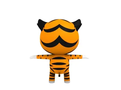 Little Tiger 3D model