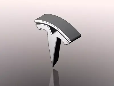 Tesla Logo 3D model