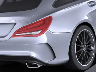 Mercedes-Benz CLA AMG Shooting Brake 2017 VRAY 3D model