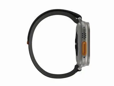 Apple Watch Ultra Black And Grey Trail Loop 3ds Max 3D model