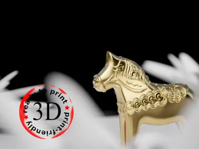 Dalahast Dala for easy printing 3D 3D print model