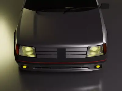 Peugeot 205 GTI  3D model