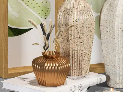 decorative set01 3D model