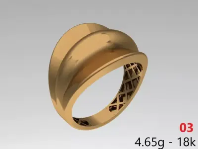 30 Womens Rings Collection Rhino5 STL OBJ 3D print model