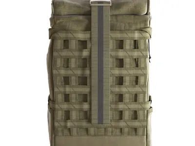 Bike messenger backpack 3D model