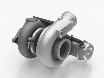 Turbocharger 3D model