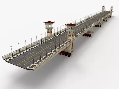 Bridge of stanley alexandria 3D model