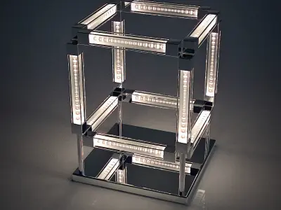 Cube Glass Bar Lamp 3D model