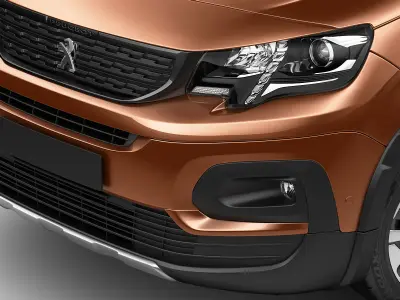 Peugeot Rifter 2019 3D model