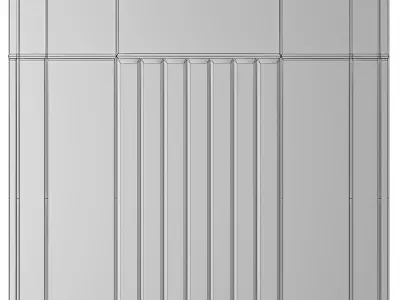 Wall Panel 3d model Low-poly 3D model order