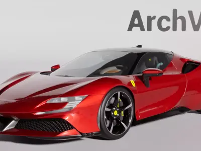 ArchViz Car Assets P05 - Unreal Engine 5 3D model