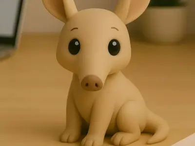 Aardvak - Kawaii Animals Collection 3D print model