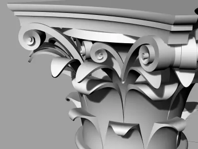 Corinthian Capital 3D model