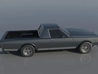 Chevrolet Caprice Pickup 1977  3D print model