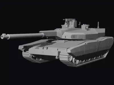 K3 black panther hyundai rotem 3D print model